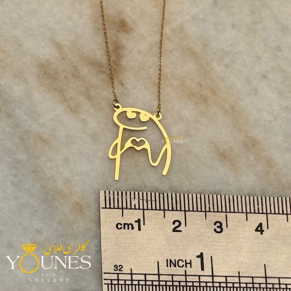 گردنبند متصل اموجی طلا